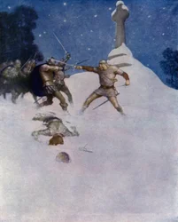 Illustration for The Black Arrow by Robert Louis Stevenson